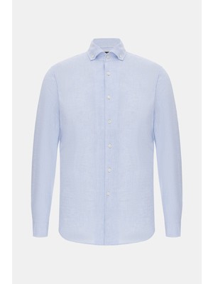 Vakko Linen Casual Shirt