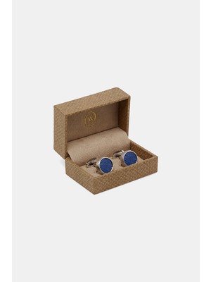 Vakko Saxe Blue Cufflinks