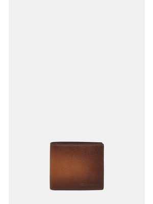 Santoni Santonı Tan Leather Wallet