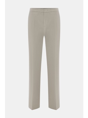 Fabiana Filippi Fabıana Fılıppı Grey Straight Cut Trousers