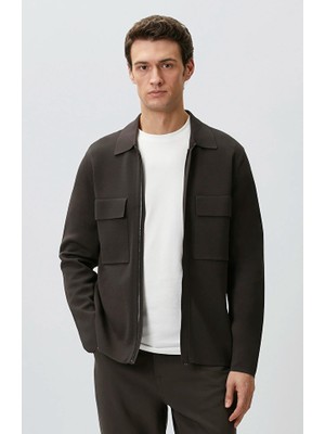 Network Brown Knit Shirt