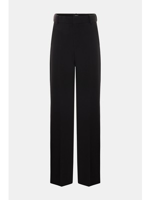 Wardrobe Nyc Black Straight-Leg Wool Trousers