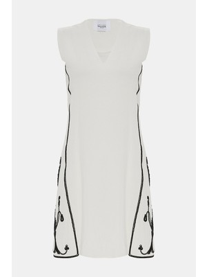 Ancıent Kallos Ecru Dress