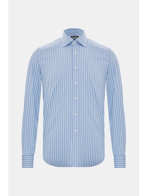 Vakko Exclusive Striped Pattern Shirt
