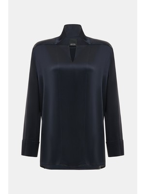 Bevza Navy Blouse