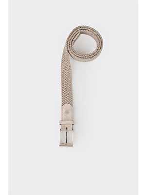 Elle Beige Leather Men's Belt