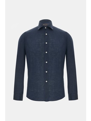 Vakko Linen Casual Shirt