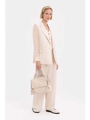 Vakko By Peserıco Beige Jacket