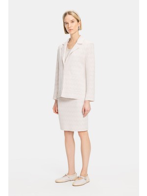 Vakko Beige Skirt