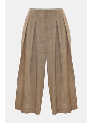 Phılosophy Slim Fit Brown Straight Leg Trousers