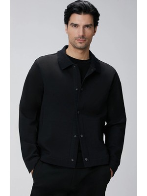 Network Black Overshirt
