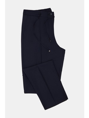 Vakko Navy Trousers