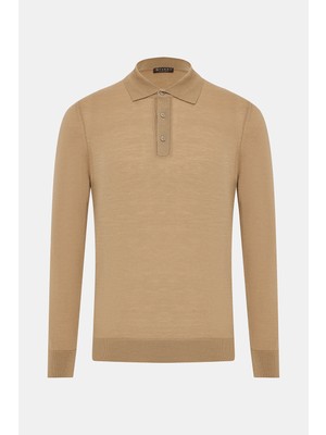 Vakko Polo Collar Long Sleeve Knitwear