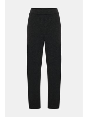 Vakko Anthracite Knit Trousers