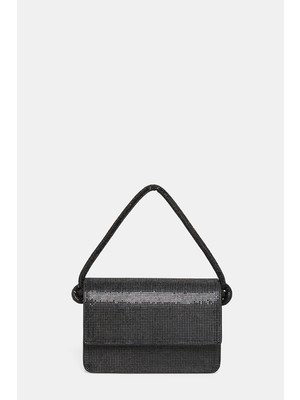 Vakko Black Textured Bag