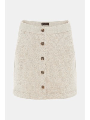Vakko Beige Skirt