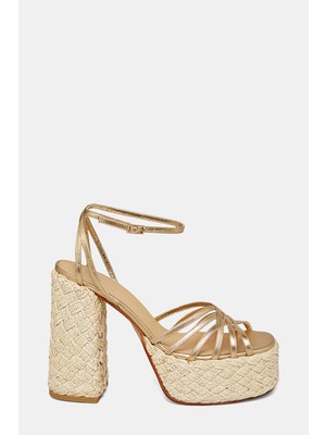 Castaner Gold Shoes