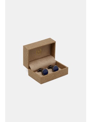 Vakko Navy Cufflinks