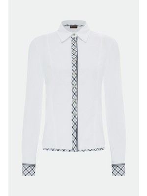 Vakko White Long Sleeve Shirt