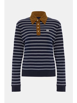 Wales Bonner Navy Sweatshirt