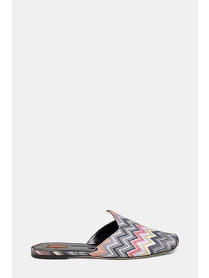 Missoni Mıssonı Black Patterned Slides