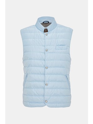 Vakko Blue Vest