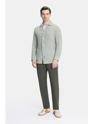 Vakko Light Green Jacket