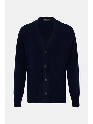 Vakko By Gran Sasso Buttoned Thick Cardigan
