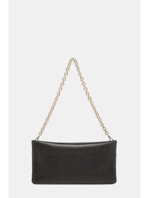 Fabiana Filippi Fabıana Fılıppı Black Leather Bag