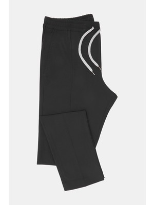 Vakko By PT01 Black Trousers