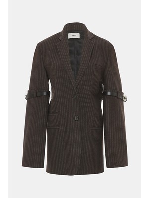 Coperni Copernı Brown Buttoned Wool Jacket