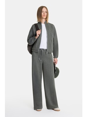 Vakko By Peserıco Khaki Casual Trousers