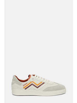 Missoni Mıssonı Ecru Leather Sneakers