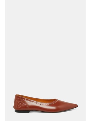 Vakko Tan Ballet Flats