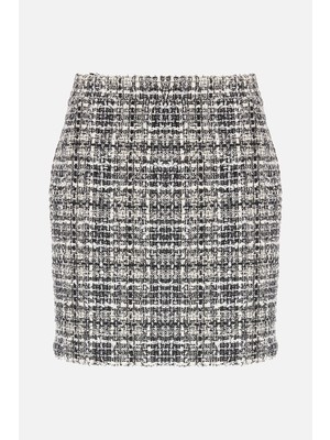 Alessandra Rich Alessandra Rıch Navy Wool Skirt