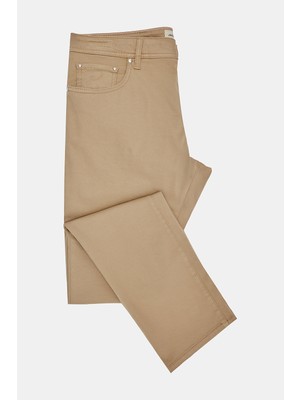 Jacob Cohen Beige Five-Pocket Trousers