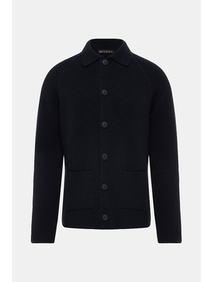 Vakko Navy Knitwear
