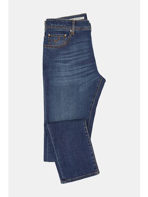 Jacob Cohen Dark Blue Five-Pocket Jeans