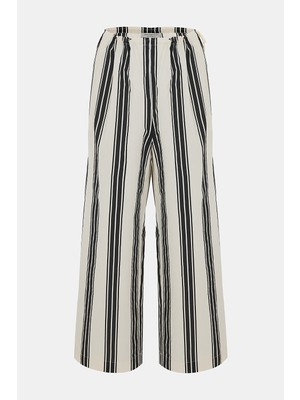 Phılosophy Slim Fit Cream Straight Leg Trousers
