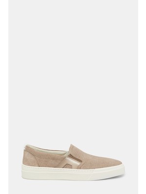 Santoni Santonı Beige Leather Shoes