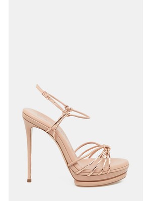 Casadei Casadeı Beige Leather Evening Shoes