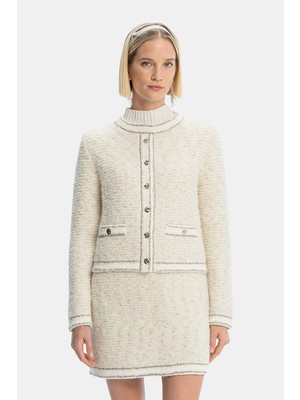 Vakko Ecru Jacket