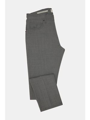 Jacob Cohen Grey Five Pocket Trousers