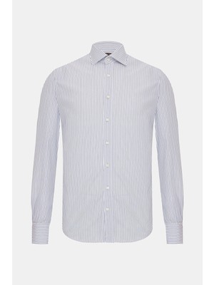 Vakko Exclusive Striped Pattern Shirt
