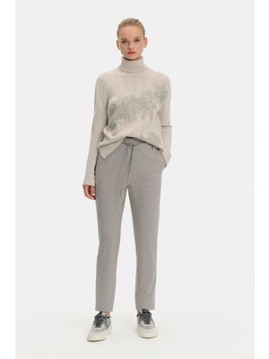 Eleventy Light Grey Wool Trousers