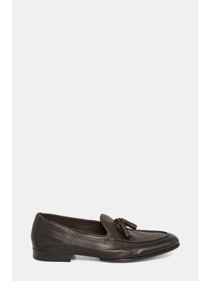 Doucal's Doucal’s Brown Tasseled Leather Loafers