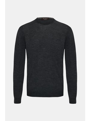 Vakko By Gran Sasso Crew Neck Wool Silk Knitwear