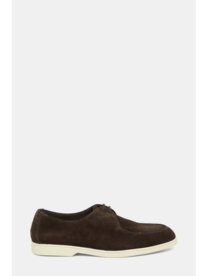 Doucal's Doucal’s Navy Lace-Up Suede Leather Sneakers