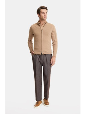Jacob Cohen Single-Pleat Elastic Drawstring Waist Trousers