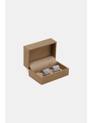 Vakko Silver Cufflinks